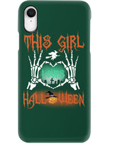 Load image into Gallery viewer, This Girl Loves Halloween Gift For Girls Phone case
