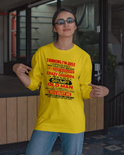 Load image into Gallery viewer, I'm Just A Spoiled Child I'm A Spoiled Granddaughter Of A Crazy Grandpa Unisex Long Sleeve
