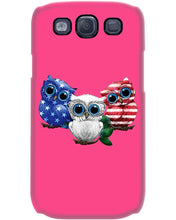 Load image into Gallery viewer, Lovely Phone Case Three Owl With US Flag Gift For Owl Lovers Phone case
