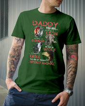Load image into Gallery viewer, Daddy You Are As Strong As Lion Trending Gift For Animal Lovers Guys Tee

