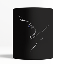 Load image into Gallery viewer, I Love My Frenchie Custom Design Gift For Friends Black Mug
