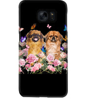 Load image into Gallery viewer, Pekingese With Peonies Gift For Dog Lovers Phone case

