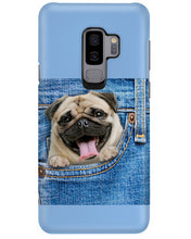 Load image into Gallery viewer, baby Pug In Denim Pocket Gift For Dog Lovers Phone case
