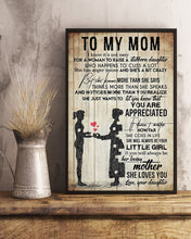 Load image into Gallery viewer, Gift For   Mommy You'll Be Always My Loving Mother  Custom Design Vertical Poster
