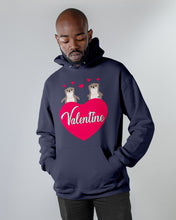 Load image into Gallery viewer, Couple Otter Valentine's Day Gift For Otter Lovers Hoodie
