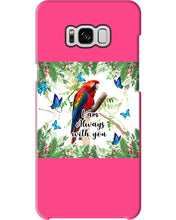 Load image into Gallery viewer, Scarlet Macaw With Butterflies I Am Always With You Gift For Lover Phone case
