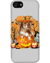 Load image into Gallery viewer, Chihuahua Book Pumpkin Halloween Gift For Dog Lovers Phone case
