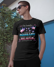Load image into Gallery viewer, I'm Lonely I Miss My Husband Butterfly Gift For Lover Guys Tee
