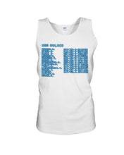 Load image into Gallery viewer, Pinpoint The Location In The Space Blue Unisex Tank Top
