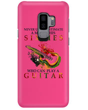 Load image into Gallery viewer, Never Underestimate A 60 Year Old Man Can Play A Guitar Phone case
