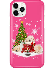 Load image into Gallery viewer, Funny Golden Retrievers Sleep In Red Boots Gift For Dog Lovers Phone case
