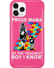 Load image into Gallery viewer, Proud Mama Of The Touchest Boy I Know Autism's Day Gift Phone case
