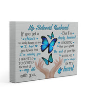 Load image into Gallery viewer, Perfect Gift For Husband You Are Always In My Heart Matte Canvas
