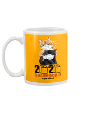 Load image into Gallery viewer, 2020 The Year When Shit Got Real Trending For Cat Lovers Mug
