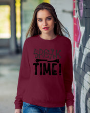 Load image into Gallery viewer, Break Bone Time White Background Gift For Women Sweatshirt
