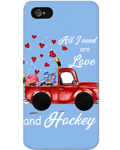 Load image into Gallery viewer, All I Need Are Love And Hockey Gift For Hockey Players Phone case
