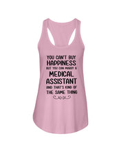 Load image into Gallery viewer, You Can't Buy Happiness But You Can Marry A Medical Assistant Gift For Girls Ladies Flowy Tank
