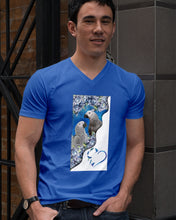 Load image into Gallery viewer, Magical Gray Couple African Parrot Gift For Bird Lovers Guys V-Neck
