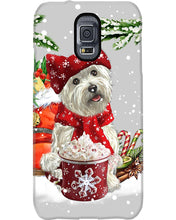 Load image into Gallery viewer, Cute Westie Christmas Night Gift For Dog Lovers Phone case
