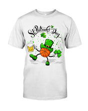 Load image into Gallery viewer, Basketball Saint Patrick's Day Gift For Basketball Lovers Guys Tee
