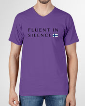 Load image into Gallery viewer, Fluent In Silence Custom Design For Personalized Nation Gift Guys V-Neck
