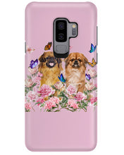 Load image into Gallery viewer, Pekingese With Peonies Gift For Dog Lovers Phone case

