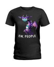 Load image into Gallery viewer, Grumpy Dragon Ew People Special Custom Design Ladies Tee
