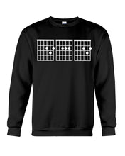 Load image into Gallery viewer, Vintage Funny Guitar Chords Custom Gift For Guitar Lovers Sweatshirt
