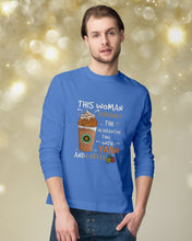 Load image into Gallery viewer, The Quarantine Time With Yarn And Coffee Gift For Women Unisex Long Sleeve
