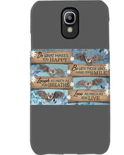 Load image into Gallery viewer, Do What Makes You Happy With Bats Gift For Girls Phone case
