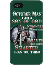 Load image into Gallery viewer, October Man Son Of God Birthday Meaningful Gift For Men Phone case
