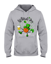 Load image into Gallery viewer, Basketball Saint Patrick's Day Gift For Basketball Lovers Hoodie

