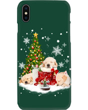 Load image into Gallery viewer, Funny Golden Retrievers Sleep In Red Boots Gift For Dog Lovers Phone case
