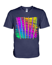 Load image into Gallery viewer, Six Flute Colorful Design Gift For Flute Lovers Guys V-Neck
