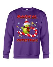 Load image into Gallery viewer, Tennis Players Magical Christmas Snowman Gift For Women Sweatshirt
