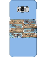 Load image into Gallery viewer, Do What Makes You Happy With Bats Gift For Girls Phone case
