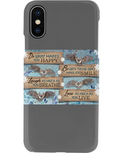 Load image into Gallery viewer, Do What Makes You Happy With Bats Gift For Girls Phone case
