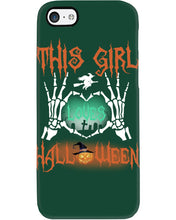 Load image into Gallery viewer, This Girl Loves Halloween Gift For Girls Phone case
