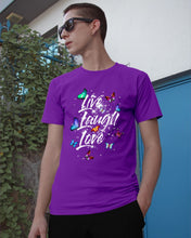 Load image into Gallery viewer, Butterfly Live Laugh Love Gift For Lover Guys Tee
