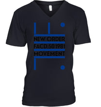 Load image into Gallery viewer, New Order Facd 501981 Movement Simple Unique Custom Design Guys V-Neck
