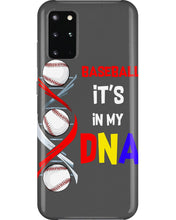 Load image into Gallery viewer, Baseball Be My DNA Gift For Sport Lovers Phone case
