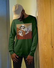 Load image into Gallery viewer, Three Cute Shih Tzu In Bag Gift For Dog Lovers Unisex Long Sleeve
