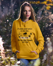 Load image into Gallery viewer, A Woman Cannot Survive On Wine Alone She Also Needs A Camper And A Dog Hoodie

