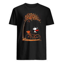 Load image into Gallery viewer, Snoopy Cartoon Movie Autumn Is Coming Gift For Fans Guys Tee
