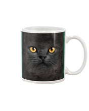 Load image into Gallery viewer, Black Phone Case With Black Cat Face Gift For Cat Lovers Mug
