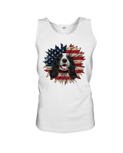 Load image into Gallery viewer, English Cocker Spaniel US Sunflower Gift For Dog Lovers Unisex Tank Top
