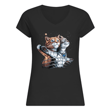 Load image into Gallery viewer, Vintage Funny Cat Love Trending Gift For Cat Lovers Ladies V-Neck
