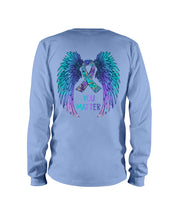 Load image into Gallery viewer, You Matter Ribbon Awareness With Angel Wings Unisex Long Sleeve
