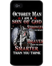 Load image into Gallery viewer, October Man Son Of God Birthday Meaningful Gift For Men Phone case

