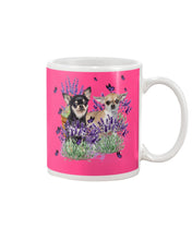 Load image into Gallery viewer, Lovely Phone Case With Lavender Flowers Gift For Chihuahua Lovers Mug
